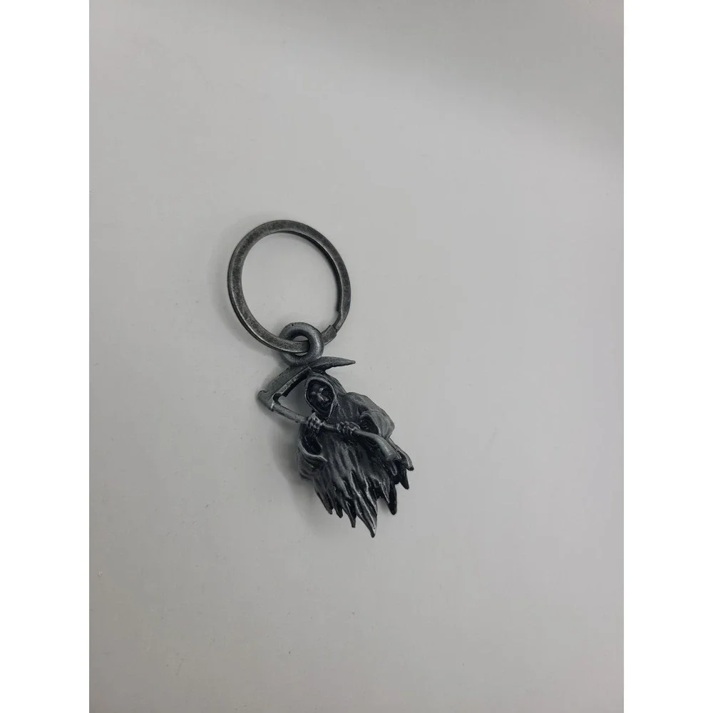 Grim Reaper Skull Scythe Gothic Biker Skeleton Death ToneMotorcycle Bell